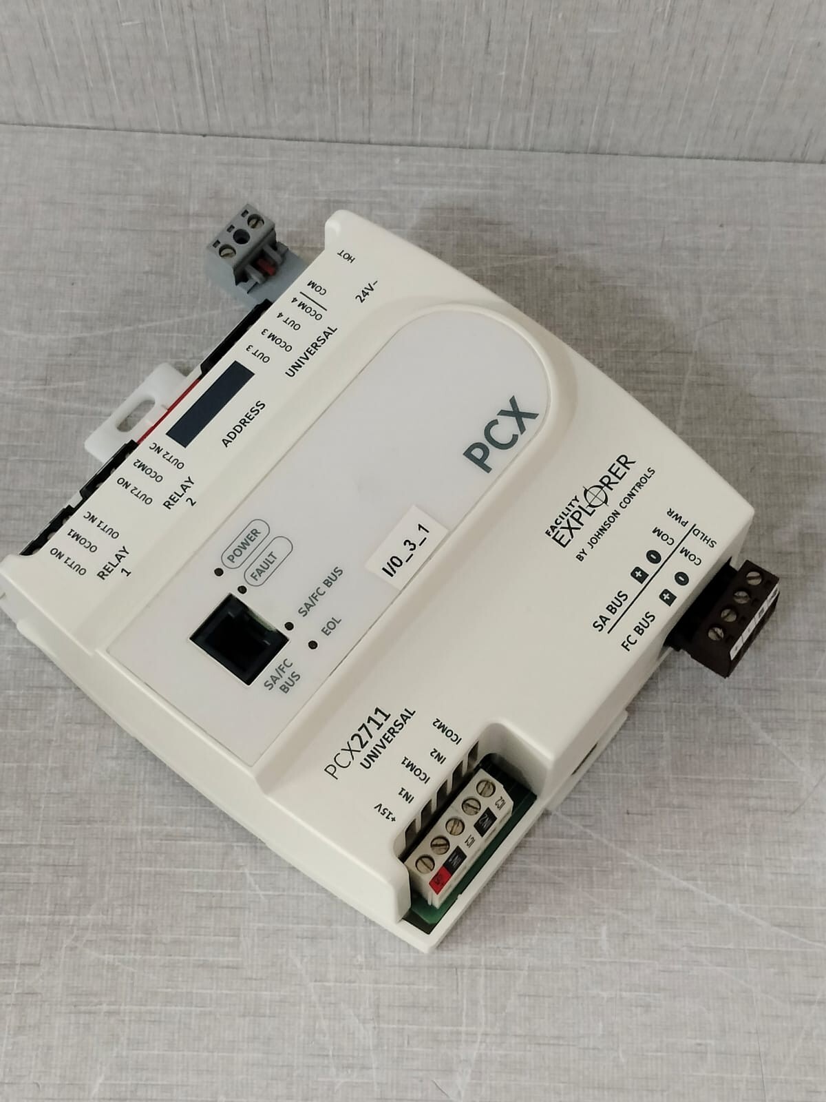 JOHNSON CONTROLS PCX2711 JOHNSON CONTROLS PCX2711 Digital Universal Programmable Relay REV U S/W VER 6.2 4