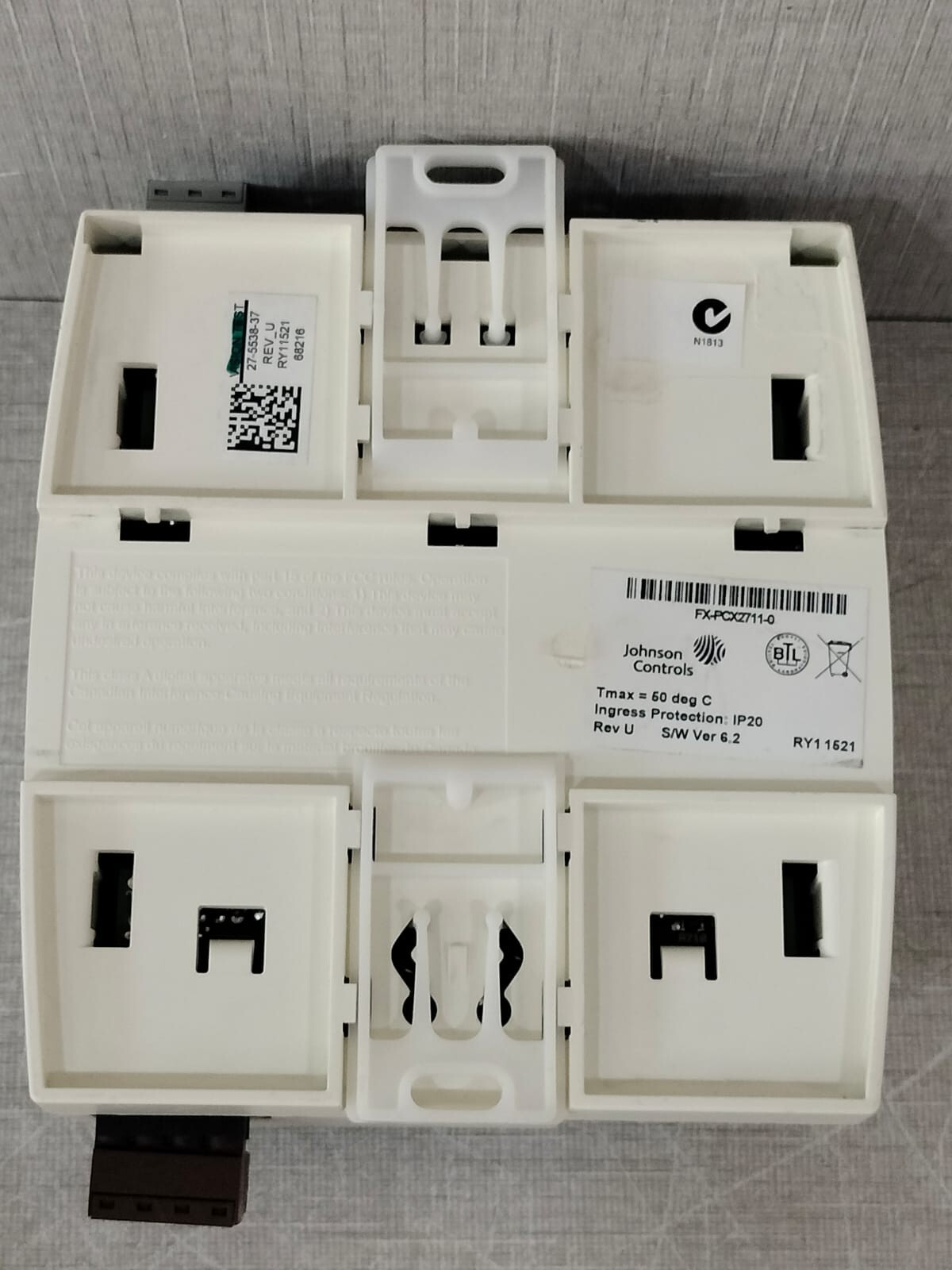JOHNSON CONTROLS PCX2711 JOHNSON CONTROLS PCX2711 Digital Universal Programmable Relay REV U S/W VER 6.2 8