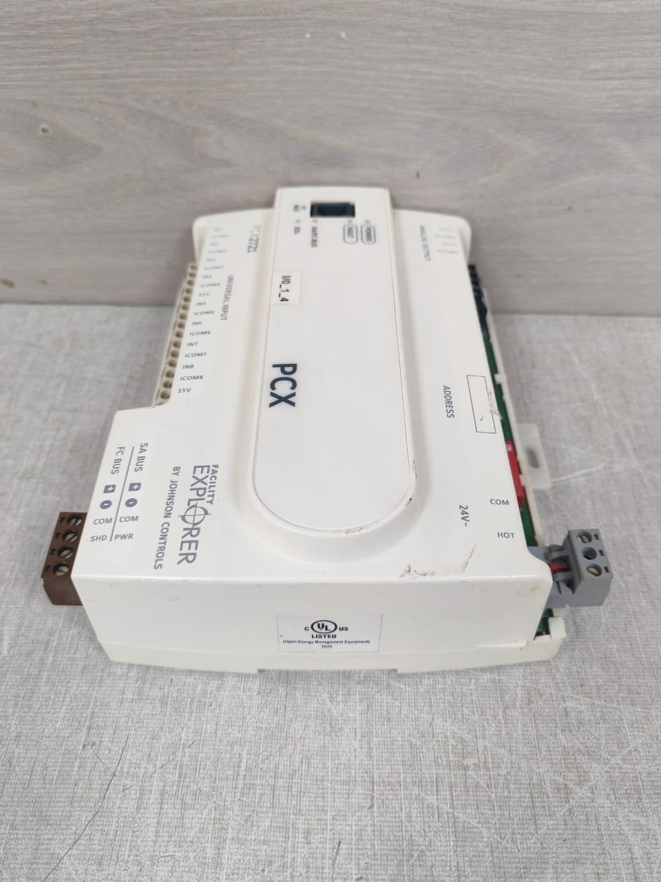 JOHNSON CONTROLS FX-PCX2721-0 REV.L S/W VER6.2 JOHNSON CONTROLS PCX2721 / FX-PCX2721-0 REV.L S/W VER6.2 EXPLORER CONTROLLER 8