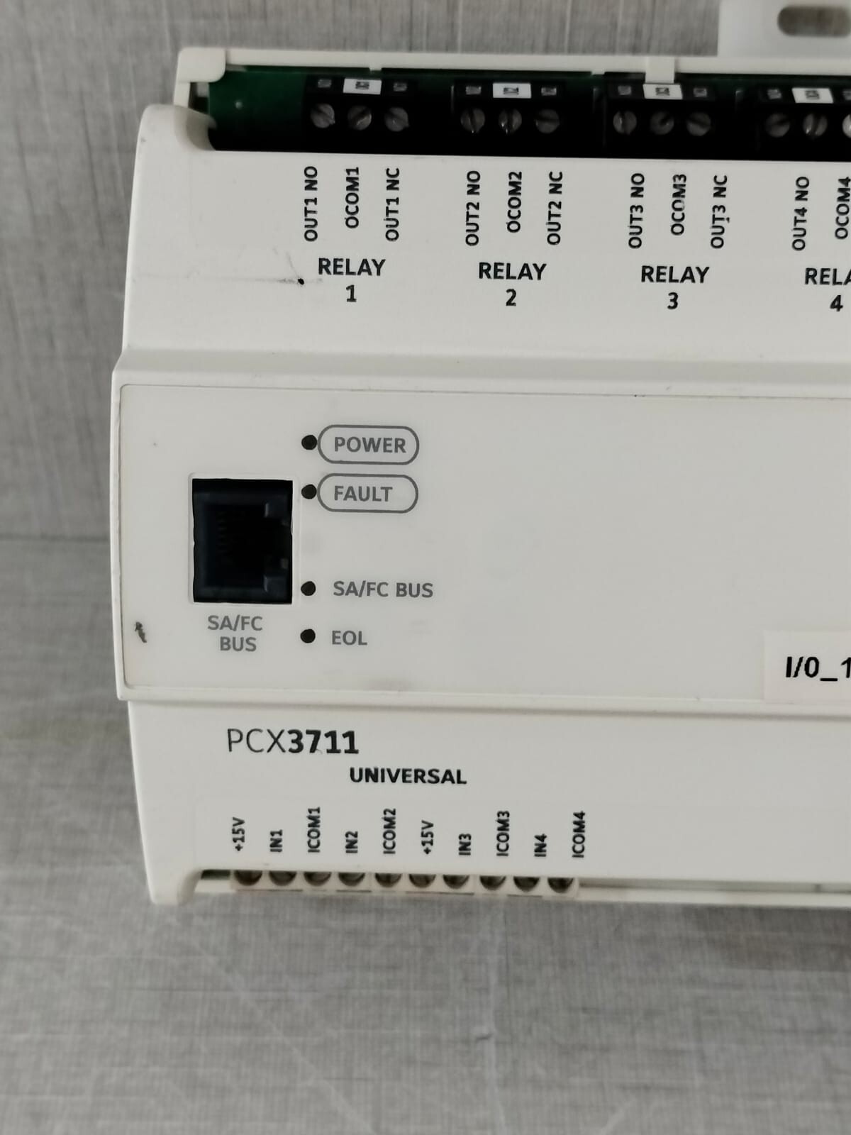 JOHNSON CONTROLS FX-PCX3711-0 REV U S/W VER 6.2 JOHNSON CONTROLS PCX3711 / FX-PCX3711-0 REV U S/W VER 6.2 Expansion Module 2