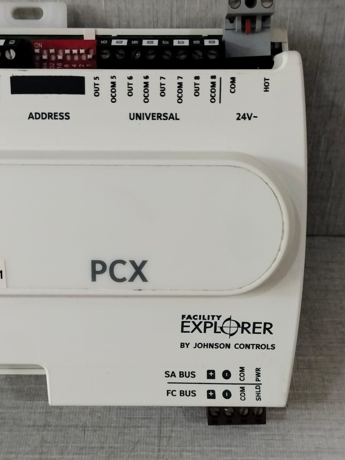 JOHNSON CONTROLS FX-PCX3711-0 REV U S/W VER 6.2 JOHNSON CONTROLS PCX3711 / FX-PCX3711-0 REV U S/W VER 6.2 Expansion Module 3