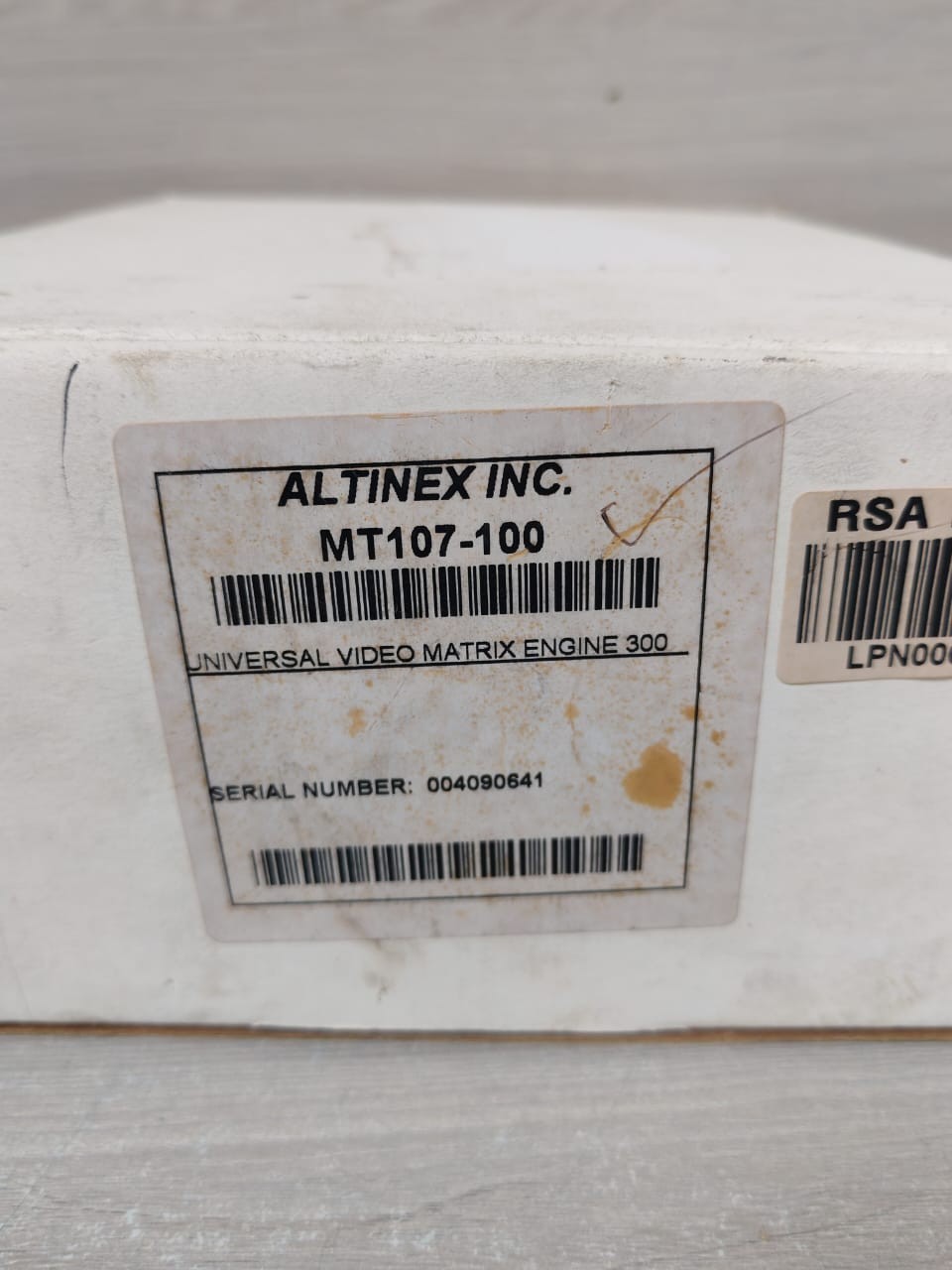 ALTINEX MT107-100 ALTINEX MT107-100 MULTI TASKER SWITCHER CARD 5