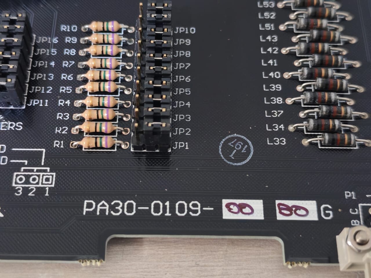PELCO PA30-0109 REV.A1 PELCO CM9780-DFC HIGH DENSITY 32CH DOWNFRAME CARD PA30-0109 REV.A1 10