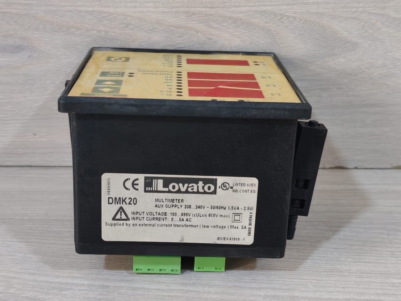 Lovato DMK20 Lovato DMK20 PANEL POWER METER- DAMAGED SCREEN 4