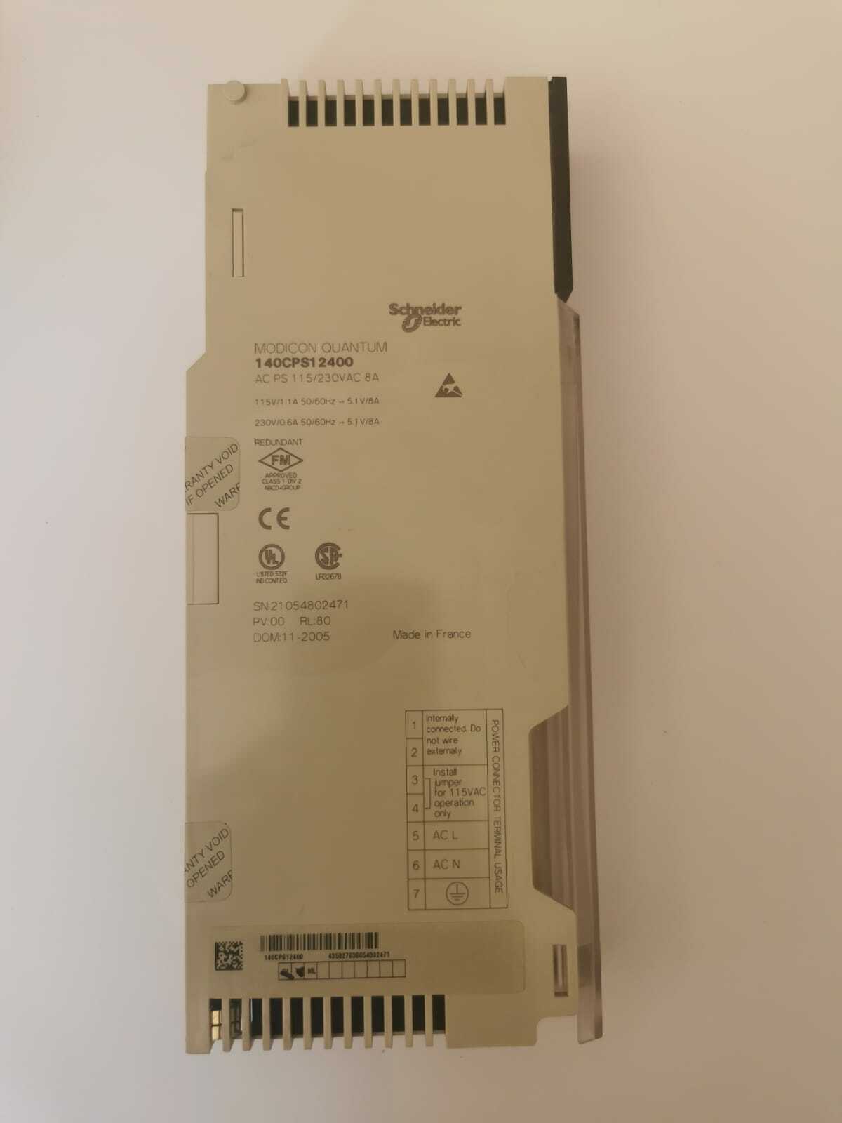 Schneider Electric 140CPS12400 Schneider Electric 140 CPS 124 00 Electric Modicon 2