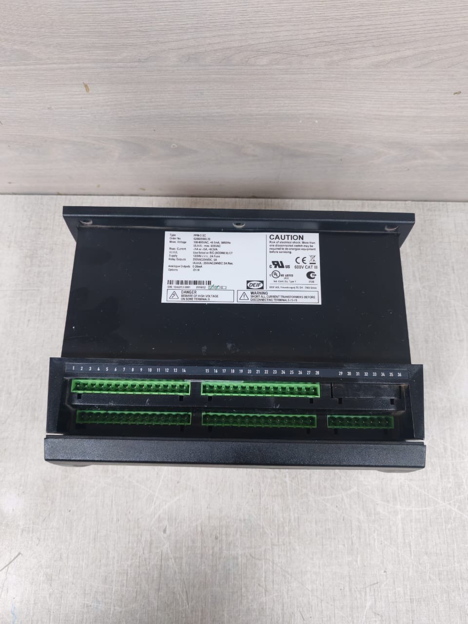 DEIF PPM-3 SC DEIF PPM-3 SC Protection and Power Management 250VAC 9