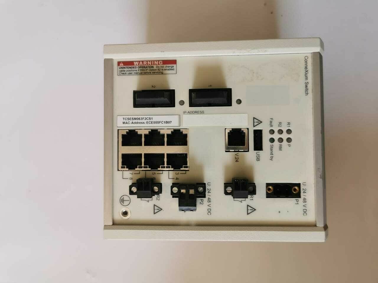 Schneider Electric TCSESM063F2CS1 SCHNEIDER ELECTRIC TCSESM063F2CS1 ConneXium Ethernet Switch 5