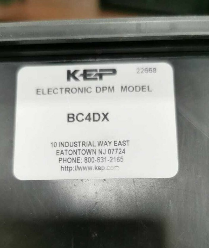 KEP BC4DX KEP ELECTRONIC DPM BC4DX DIGITAL PANEL METER 4