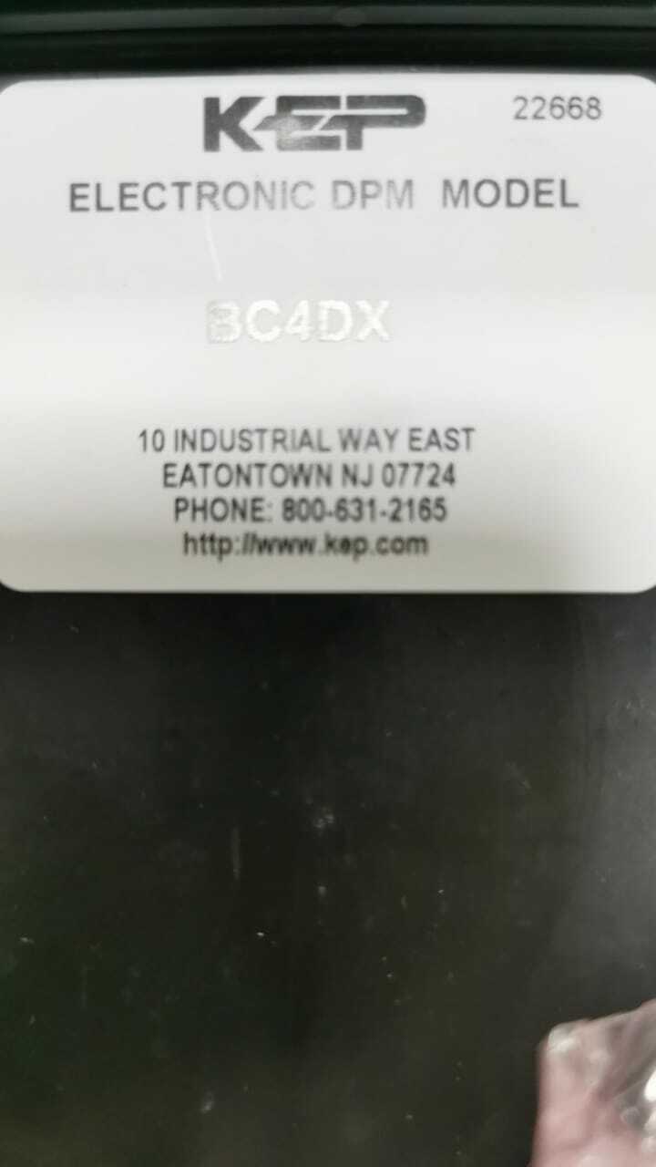 KEP BC4DX KEP ELECTRONIC DPM BC4DX DIGITAL PANEL METER 6
