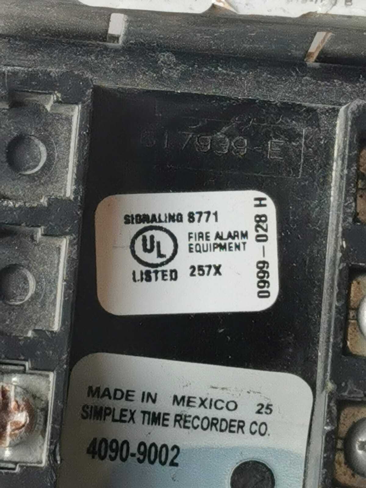 Simplex 4090-9002 Simplex 4090-9002 Relay Module 3