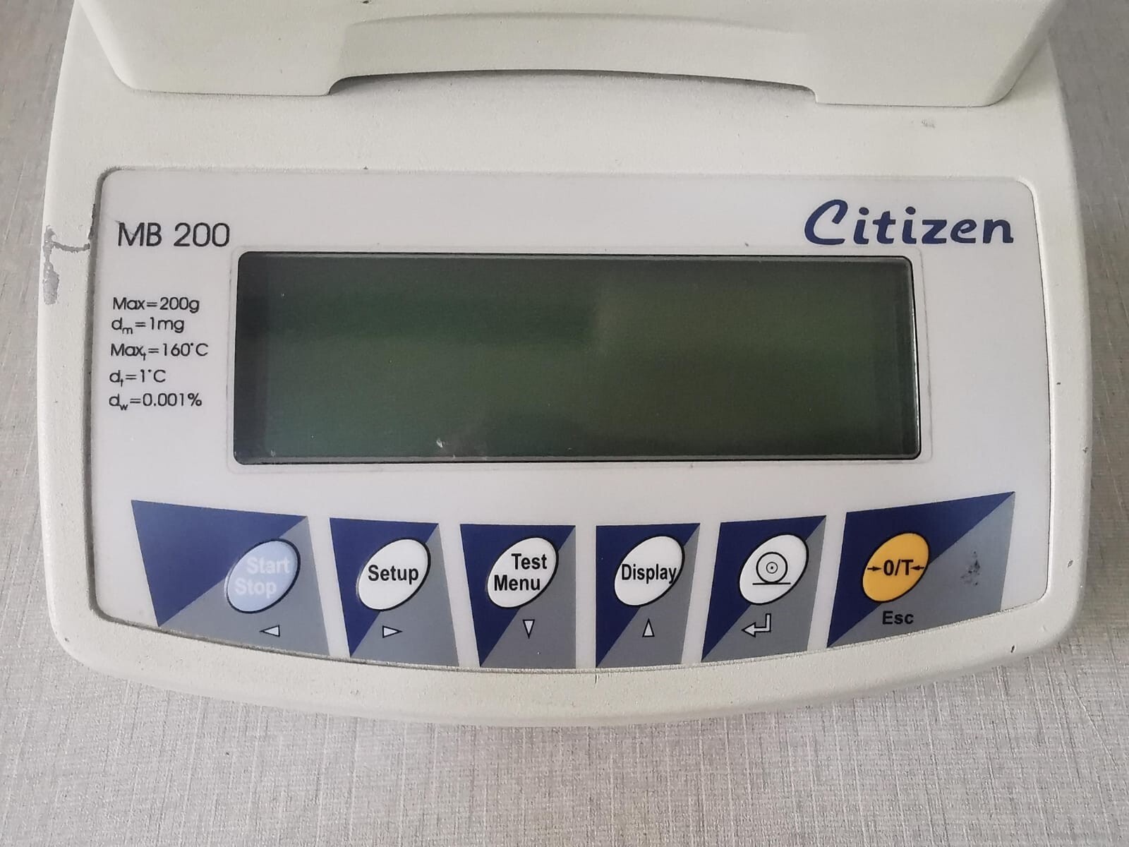 Citizen MB-200 CITIZEN MB 200 MOISTURE ANALYZER BALANCE 3