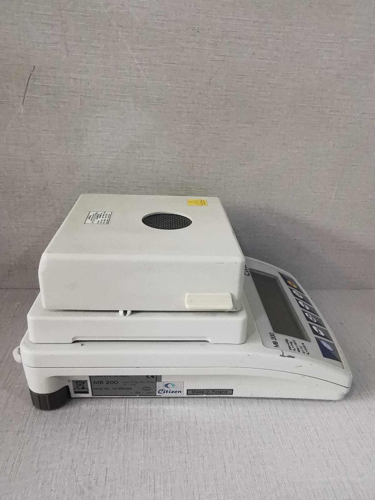 Citizen MB-200 CITIZEN MB 200 MOISTURE ANALYZER BALANCE 6