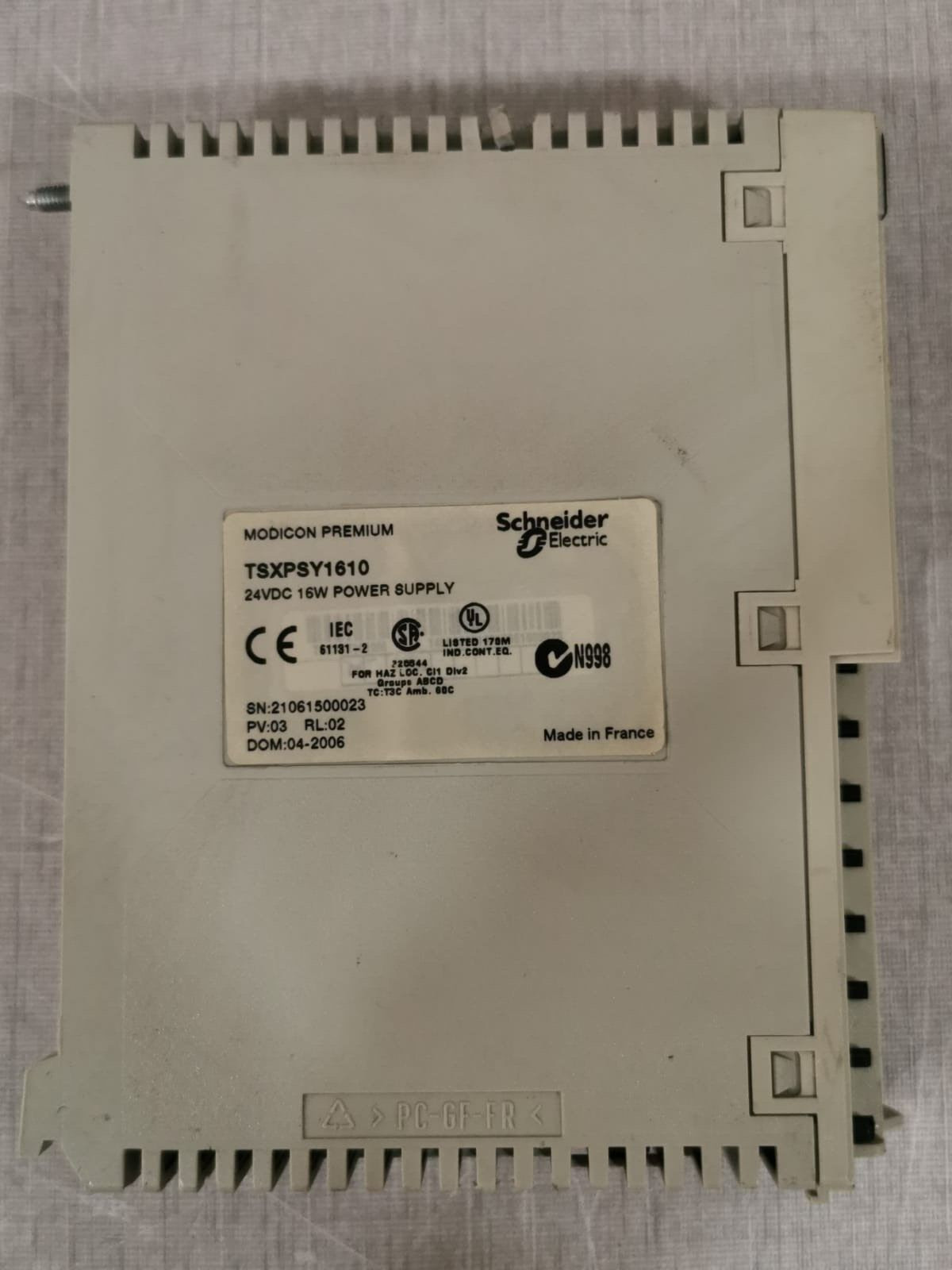 Schneider Electric TSXPSY1610 Schneider Electric TSXPSY1610 Modicon Premium Processor 2