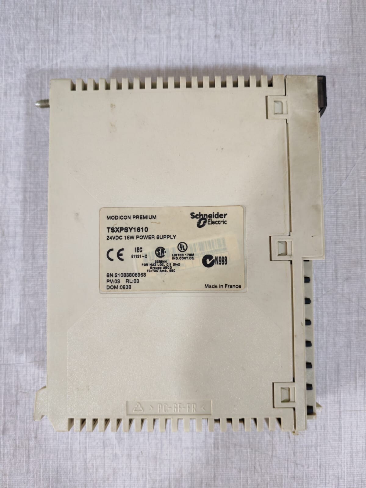 Schneider Electric TSXPSY1610 Schneider Electric TSXPSY1610 Modicon Premium Processor 6