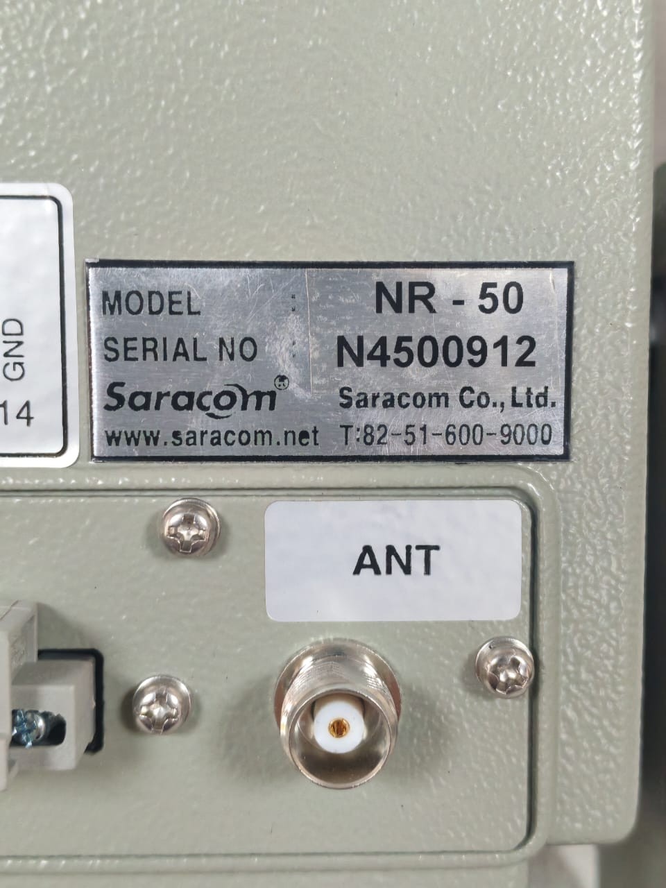 Saracom NR-50 Saracom NR-50 NAVTEX RECEIVER 7