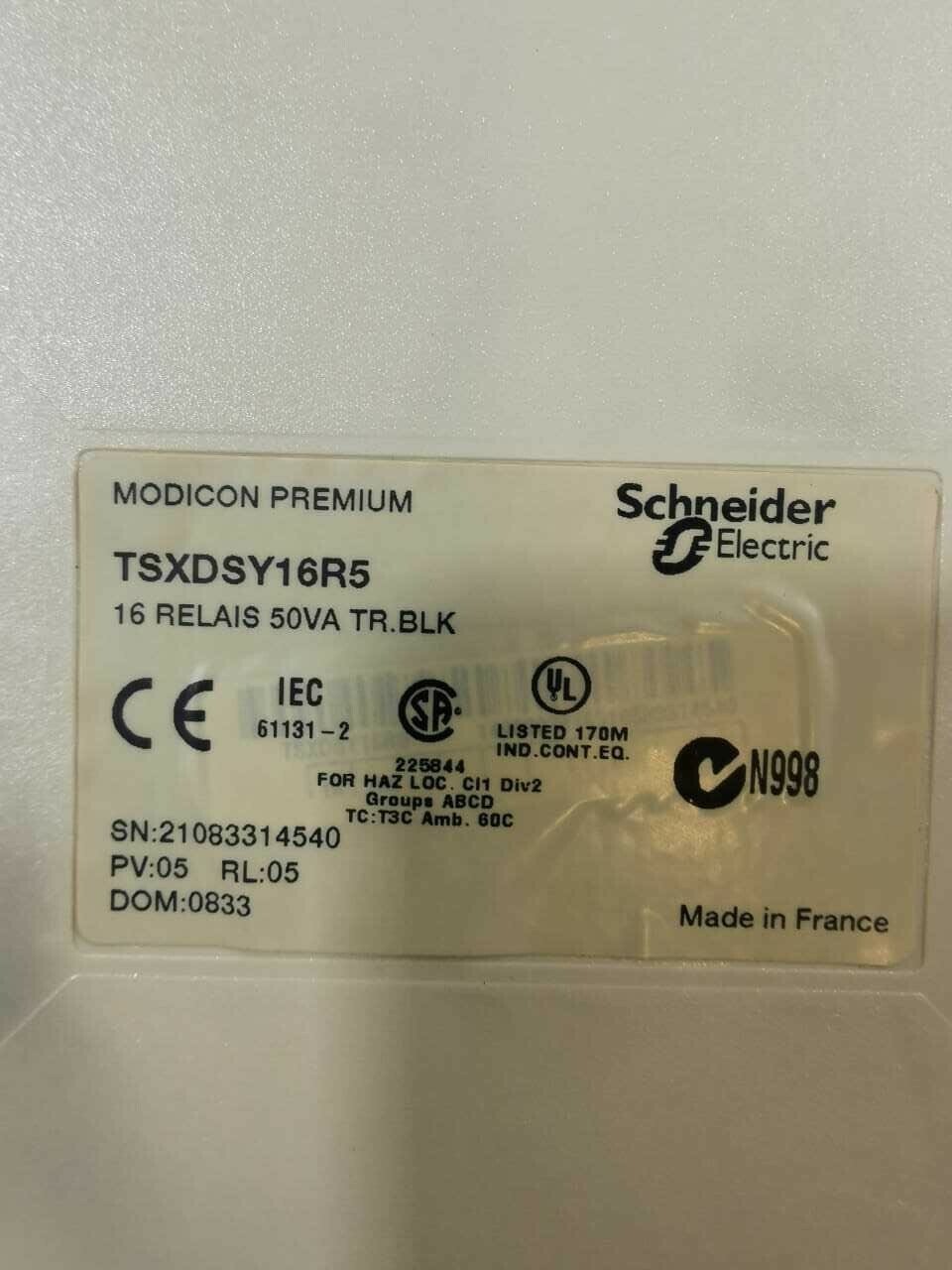 Schneider Electric TSXDSY16R5 Schneider Electric TSXDSY16R5 Modicon Premium 5