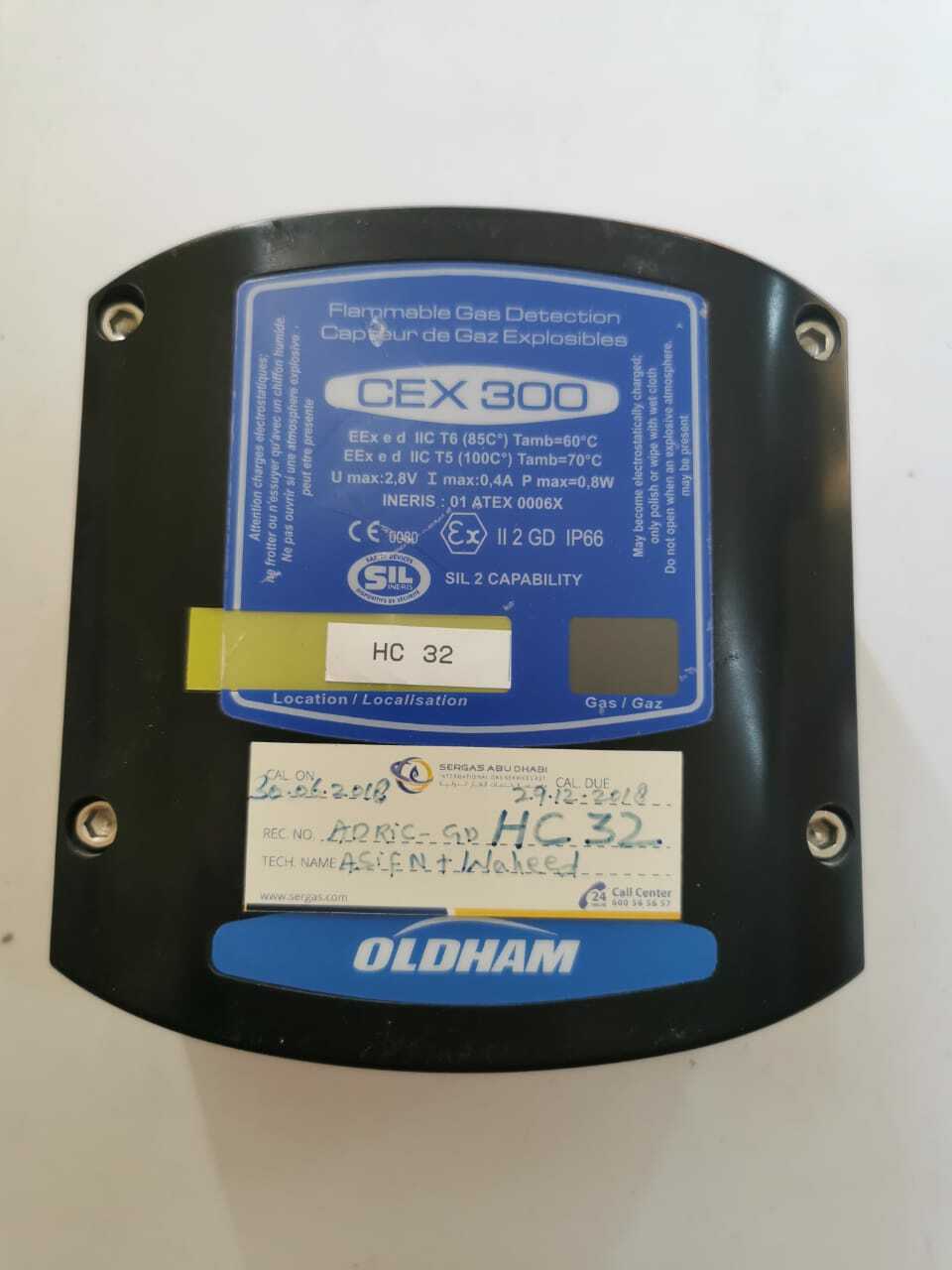 OLDHAM CEX 300 Flammable Gas Detection