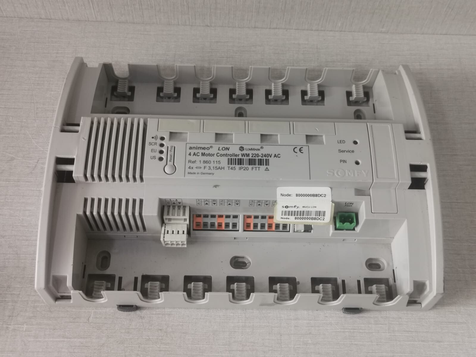 SOMFY 1 860 115 SOMFY LONMARK 1 860 115 / 4 AC Motor Controller WM 220-240V AC 2