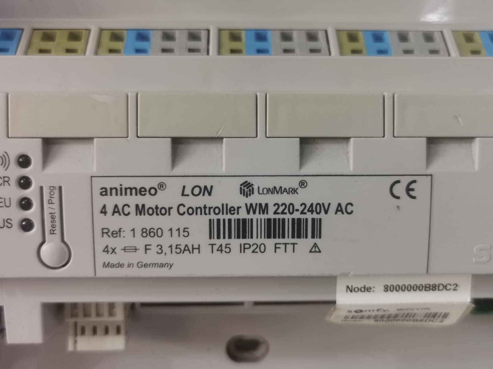 SOMFY 1 860 115 SOMFY LONMARK 1 860 115 / 4 AC Motor Controller WM 220-240V AC 7