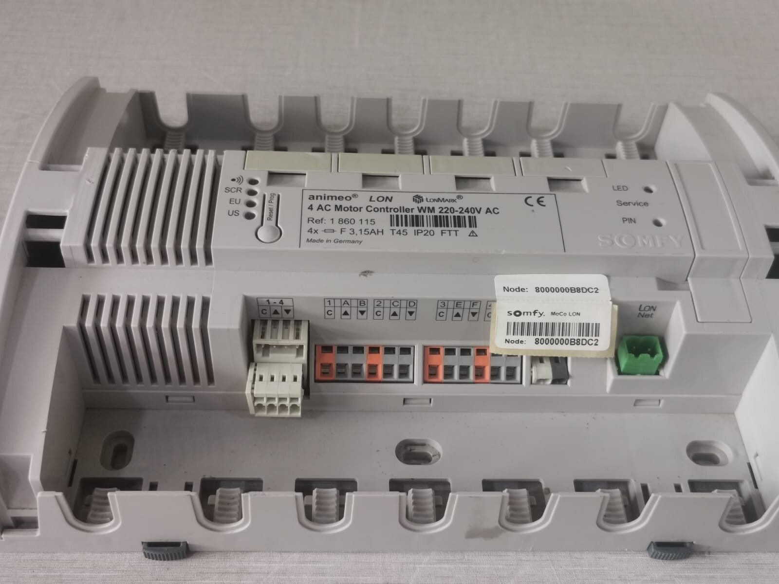 SOMFY 1 860 115 SOMFY LONMARK 1 860 115 / 4 AC Motor Controller WM 220-240V AC 8