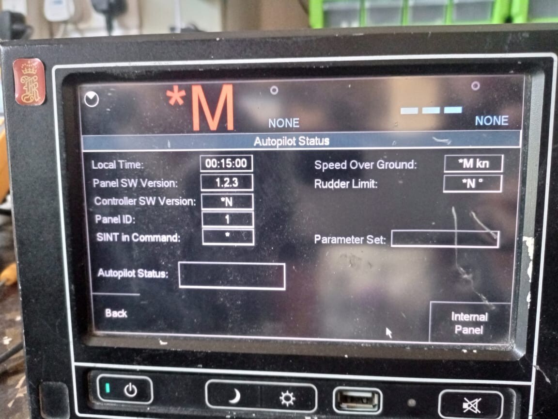 KONGSBERG AP2008 Operator Panel 338587 Rev. C 9