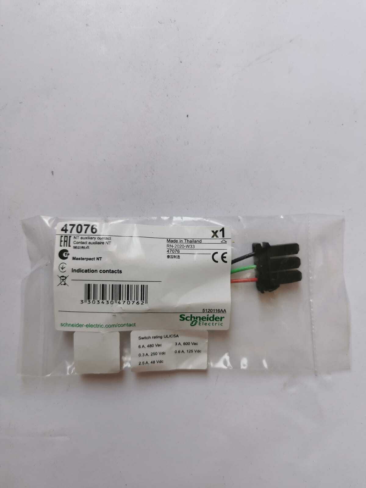 Schneider Electric ENERLIN-X Schneider Electric 47076 Auxiliary Contact 3