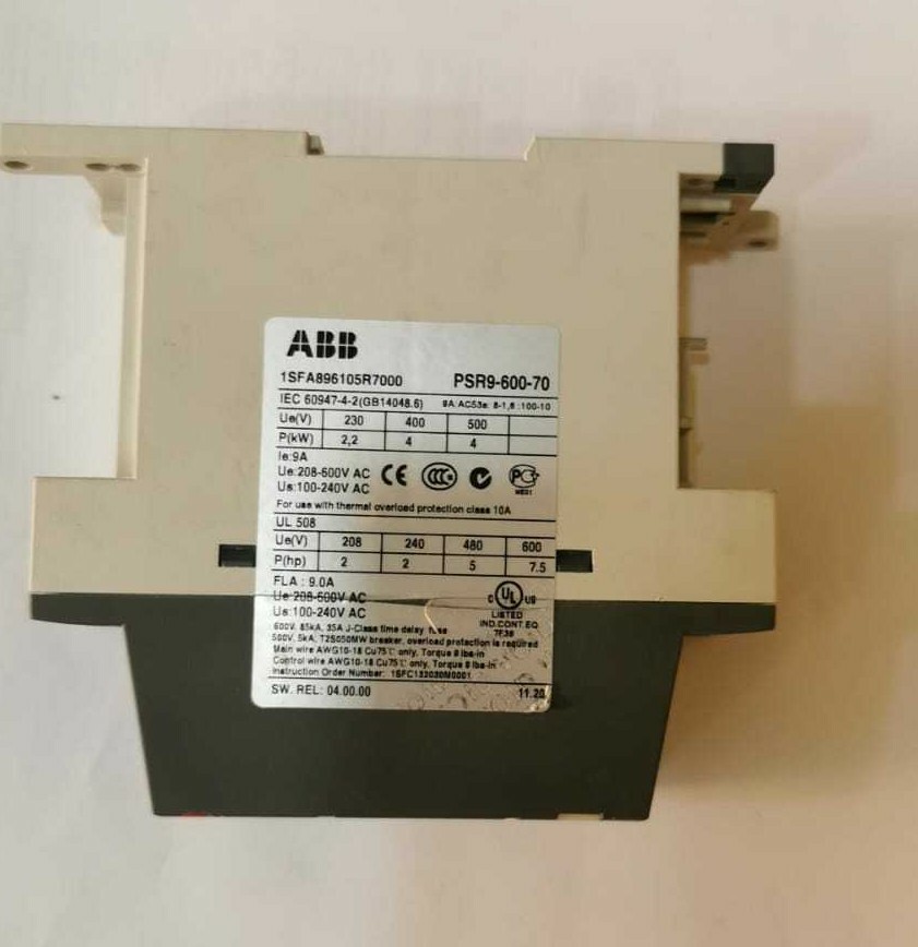 ABB 1SFA896105R7000 ABB PSR9-600-70 Soft Starter 1SFA896105R7000 2
