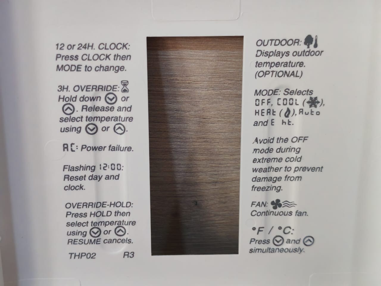 Trane THT0150E TRANE THT0150E ELECTRONIC THERMOSTAT MODULE REVERSIBLE PROGRAMMABLE 6