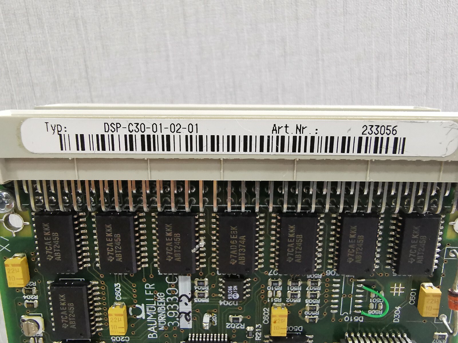 Baumuller DSP-C30-01 BAUMULLER NURGBERG DSP-C30-01 Processor Omega Controller 6