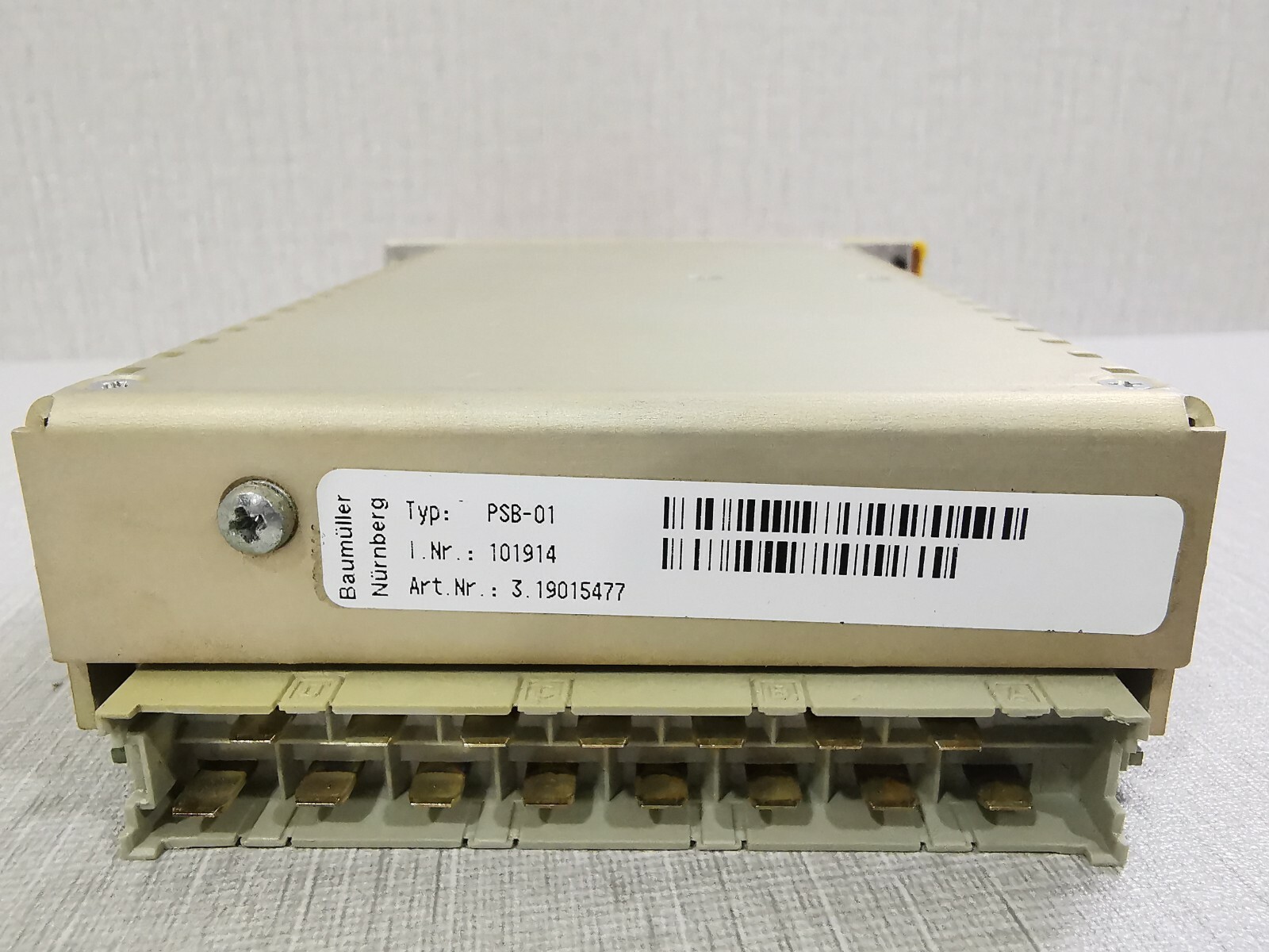 Baumuller PSB-01 BAUMELLER NURNBERG PSB-01 POWER SUPPLY 230VAC 50/60Hz 5