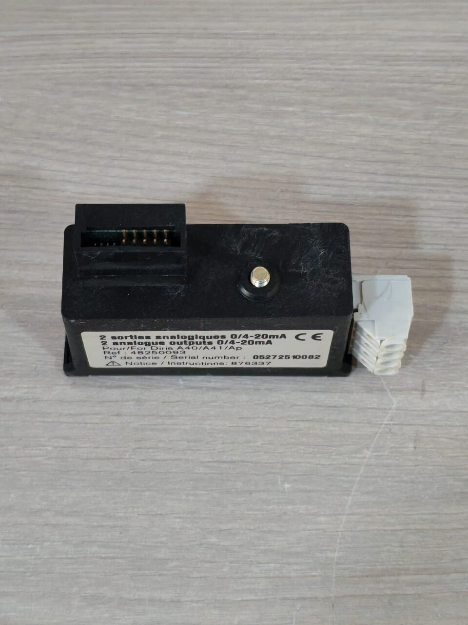 SOCOMEC 0/4-20mA SOCOMEC 48250093 2 ANALOGUE OUTPUTS 0/4-20mA 7