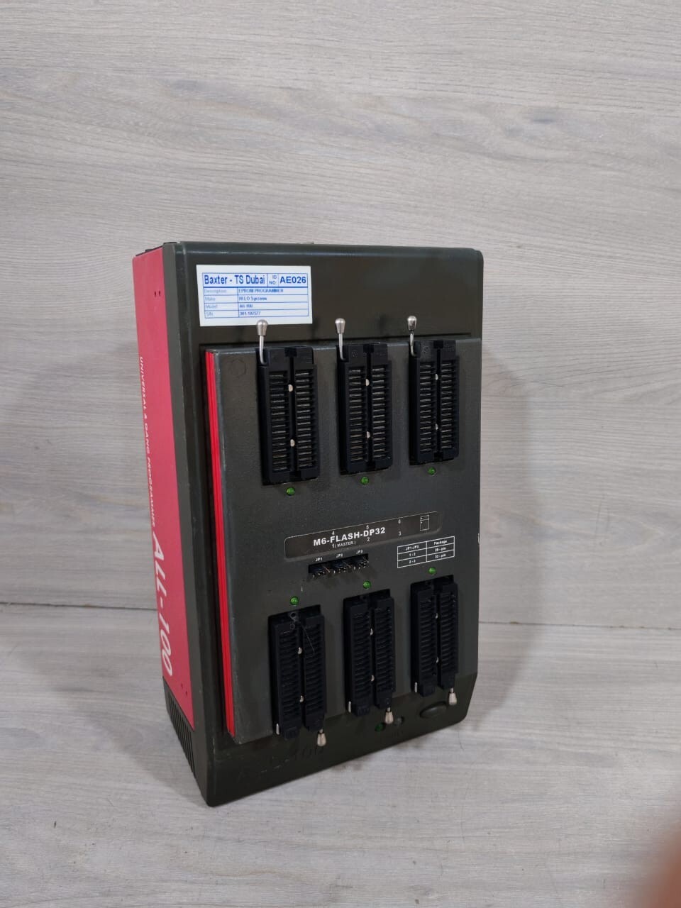 Hi-LO SYSTEM ALL-100 Hi-LO SYSTEM ALL-100 /04-2165 UNIVERSAL & GANG PROGRAMMER 100-240VAC 2