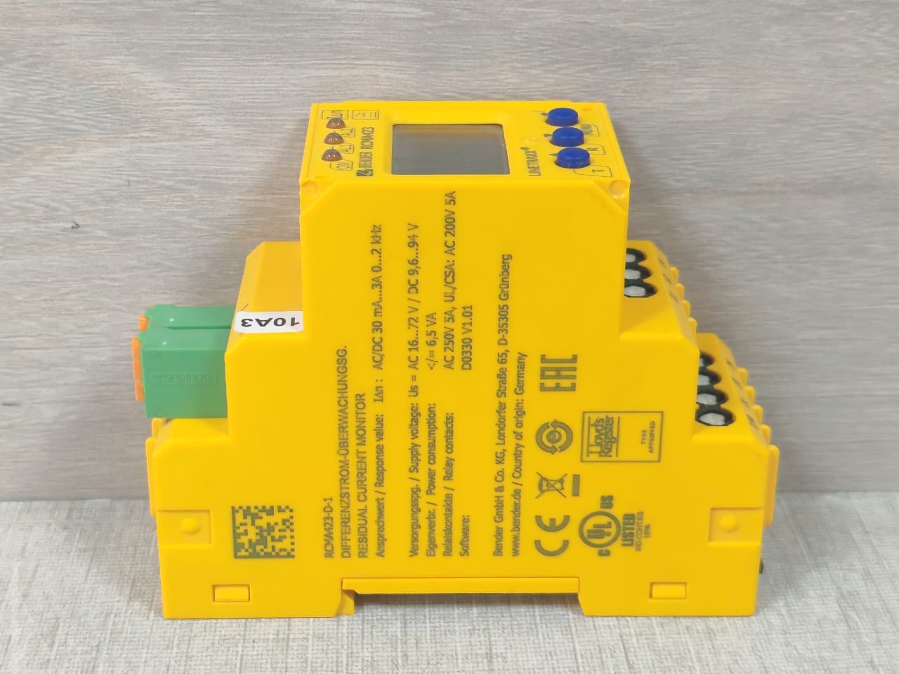 Bender RCMA423 BENDER RCMA423 LINETRAXX Residual Current Monitor 8