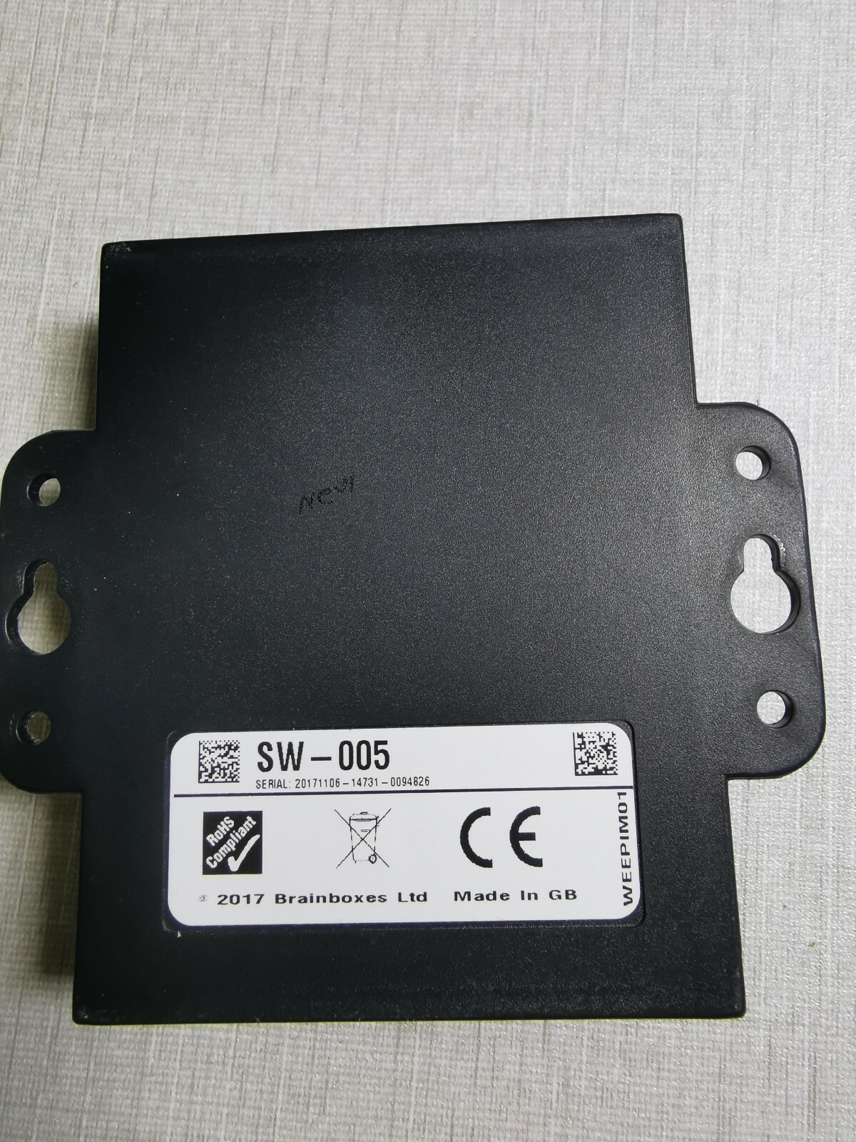 Brain Boxes PORT-10 Brain Boxes SW-005 5 PORT 10-100 ETHERNET SWITCH 9