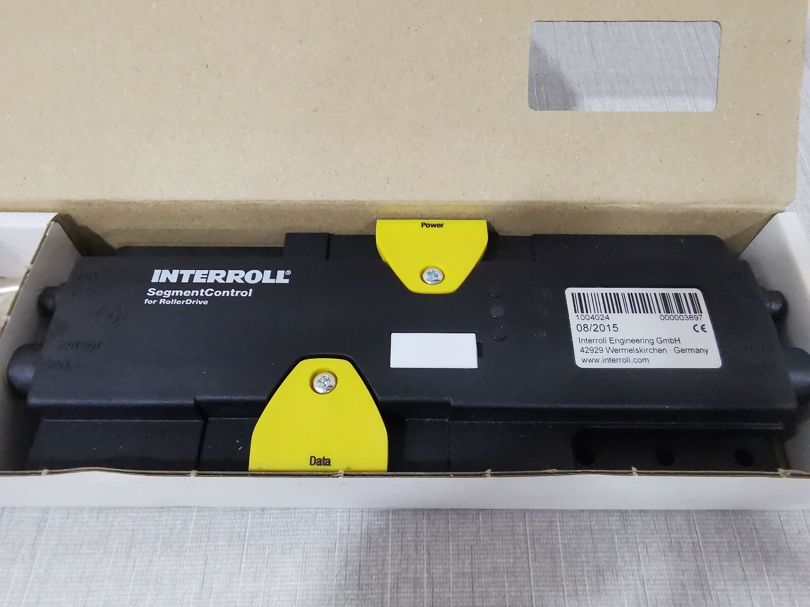 INTERROLL COMCONTROL-FOR-ROLLERDRIVE INTERROLL SegmentControl For RollerDrive 1004024 08/2015 3