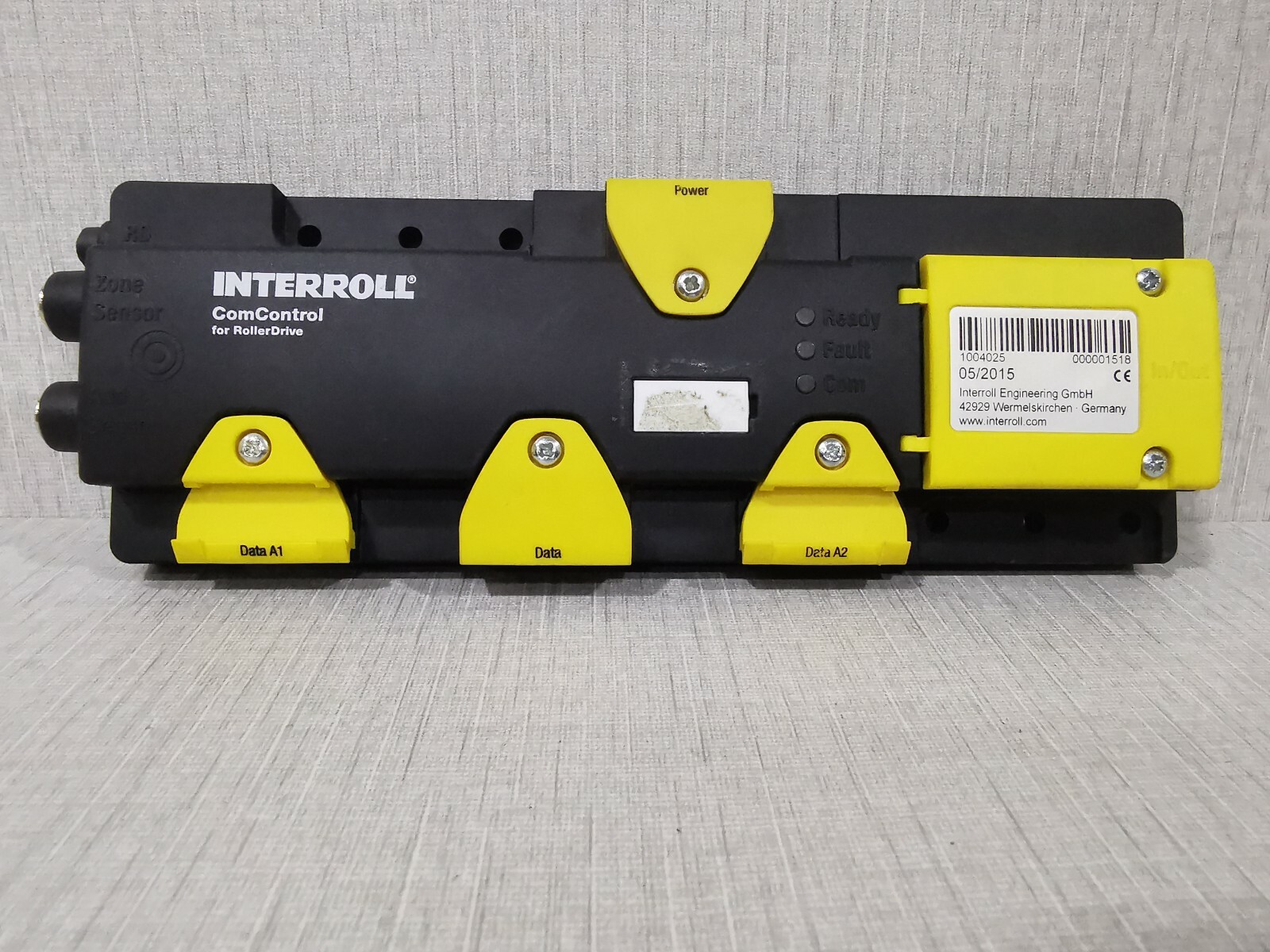 INTERROLL COMCONTROL-FOR-ROLLERDRIVE INTERROLL SegmentControl For RollerDrive 1004024 08/2015 6