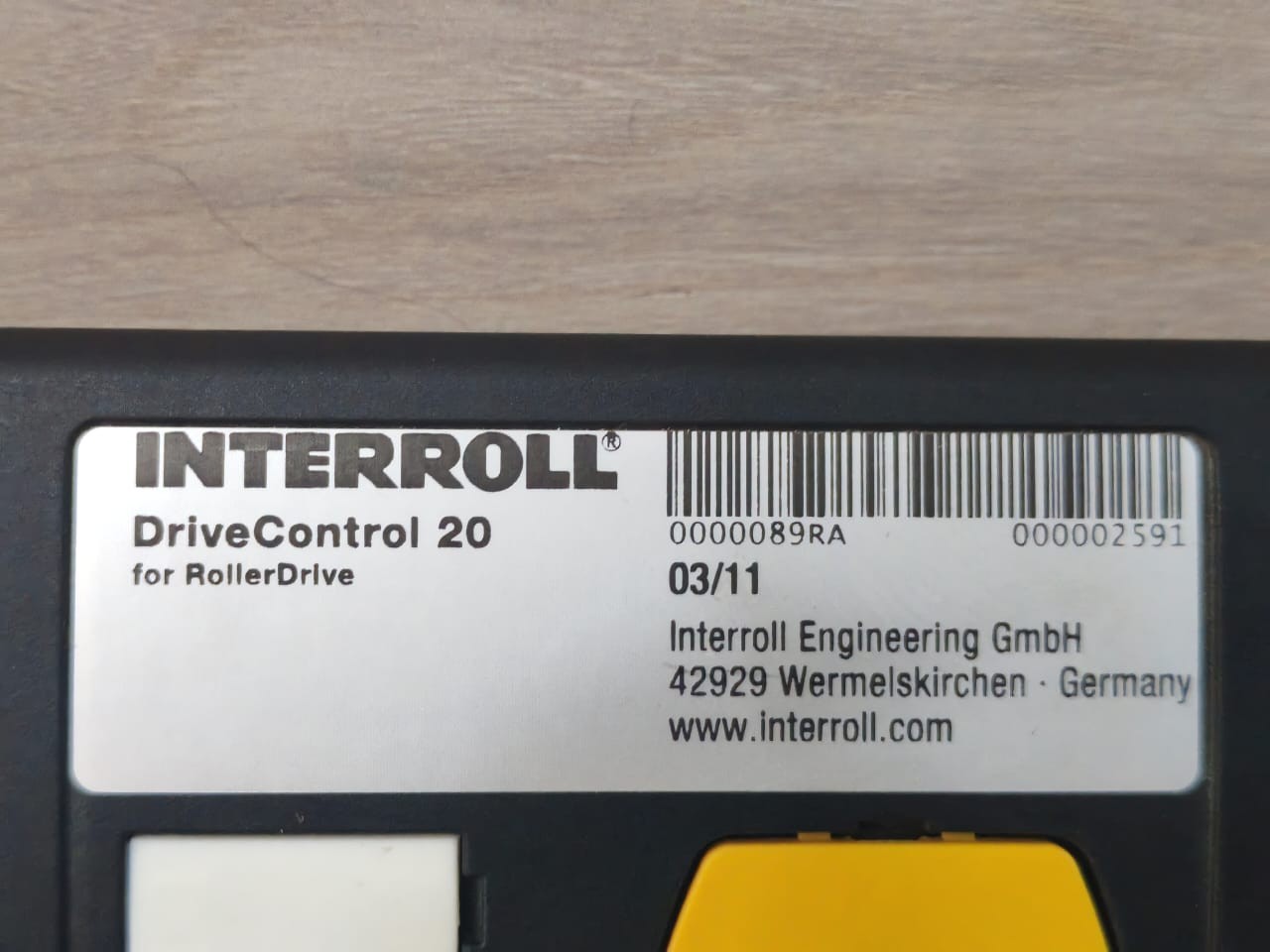 UNKNOWN 03/11 INTERROL DriveControl 20 For RollerDrive 03/11 6