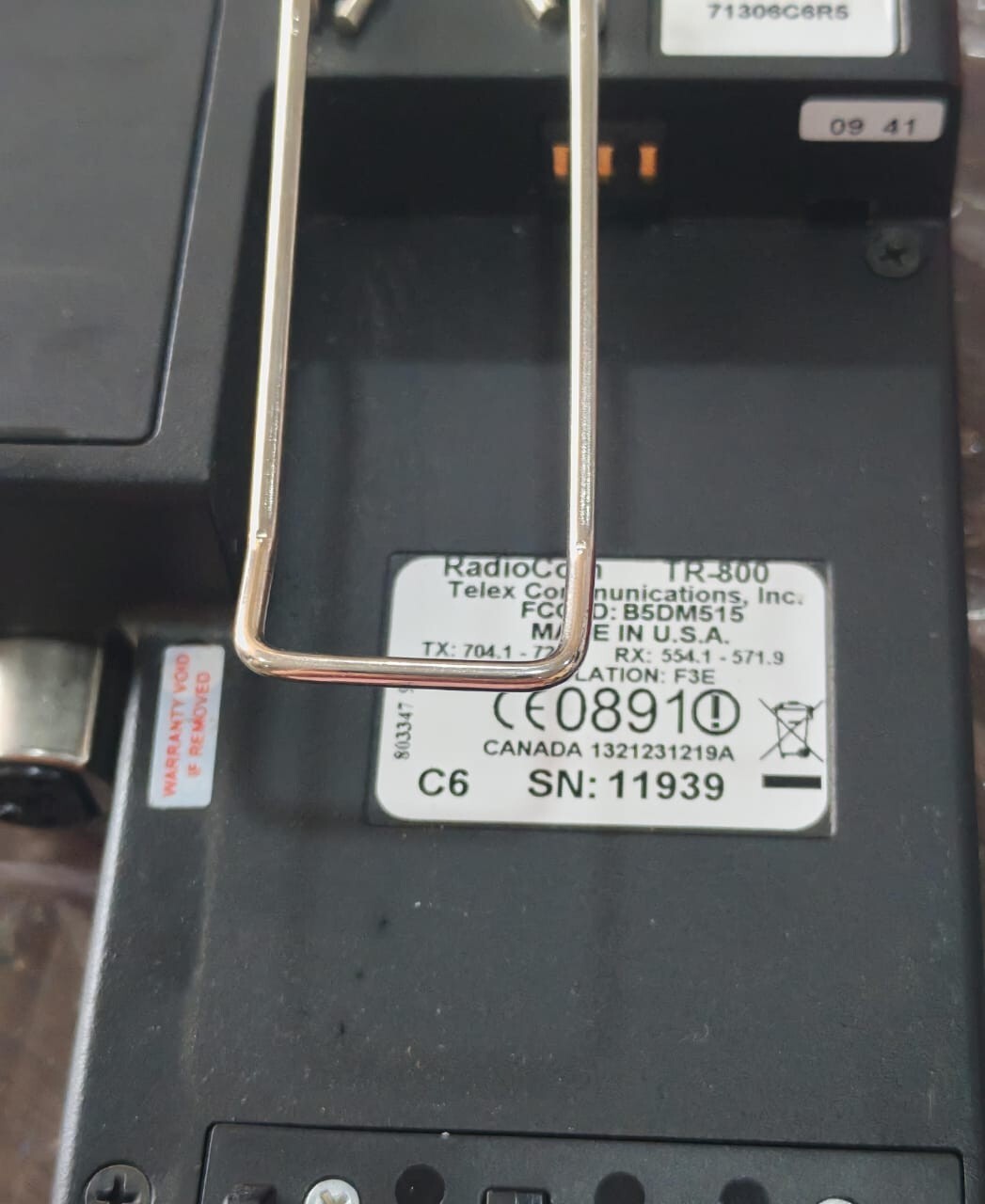 RadioCom TR-800 RadioCom TR-800 Wireless Beltpack Transceiver - WITHOUT ANY ACCS 6