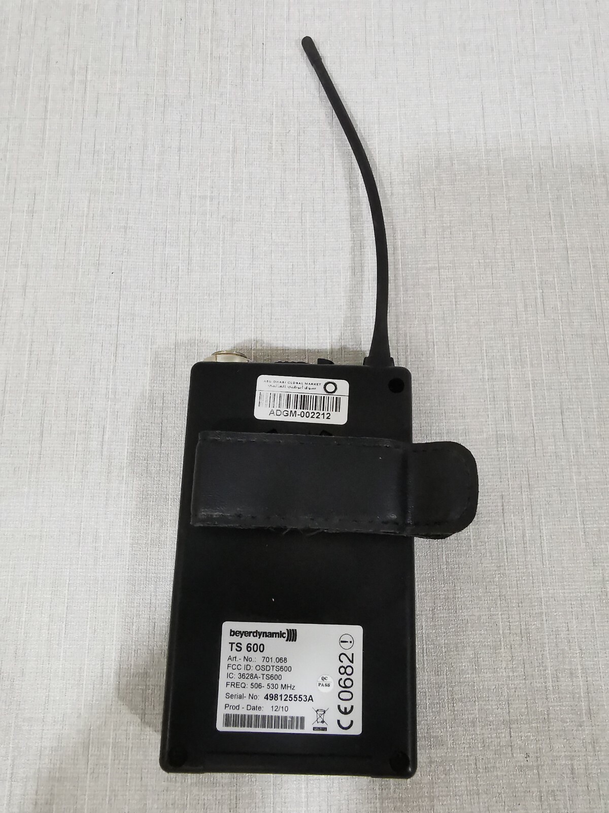 Beyerdynamic TS-600 Beyerdynamic Opus TS 600 Body Pocket Transmitter 3