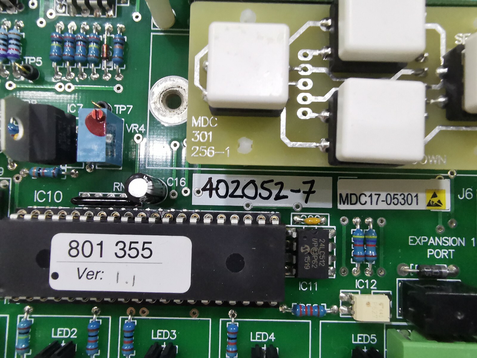 OVL MDC-301-218 402052-7 OVL MDC 301 218-2 LINEAR CONTROL PCB ASSEMBLY 2