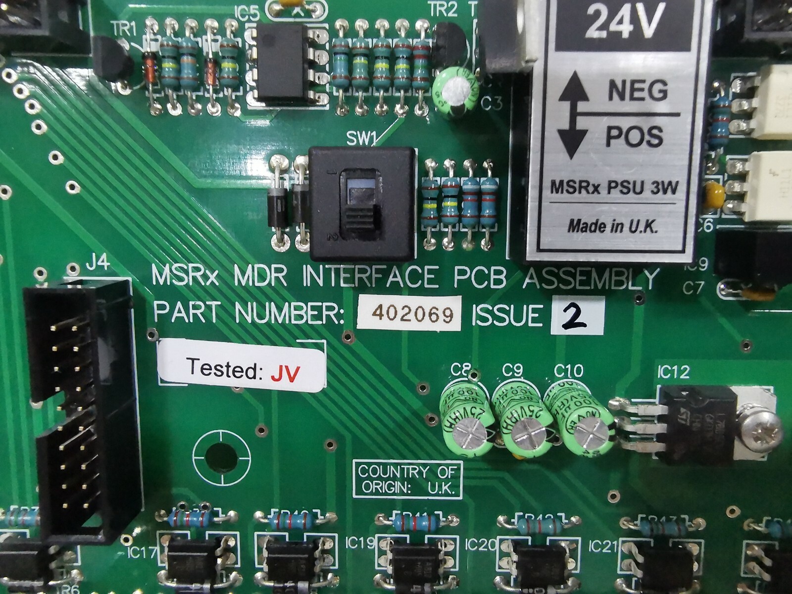 Micha SOLAR-402069 Micha Solar 402069 MSRX MDR INTERFACE PCB ASSEMBLY MDC 301956-2 2
