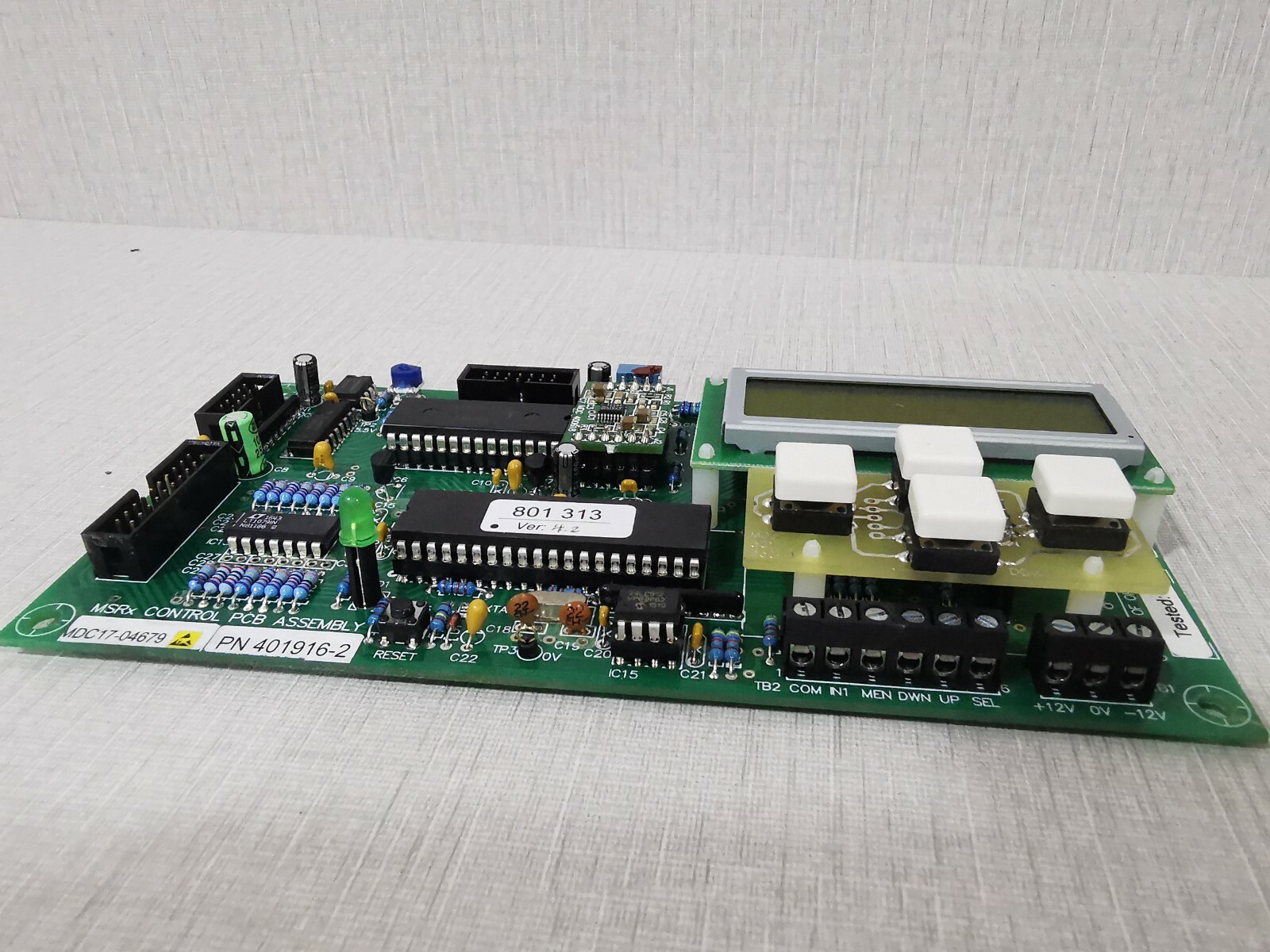 Micha MDC-301657 Micha Solar MDC 301657-1 MSRX CONTROL PCB ASSEMBLY PN 401916-2 VER.4.2 3