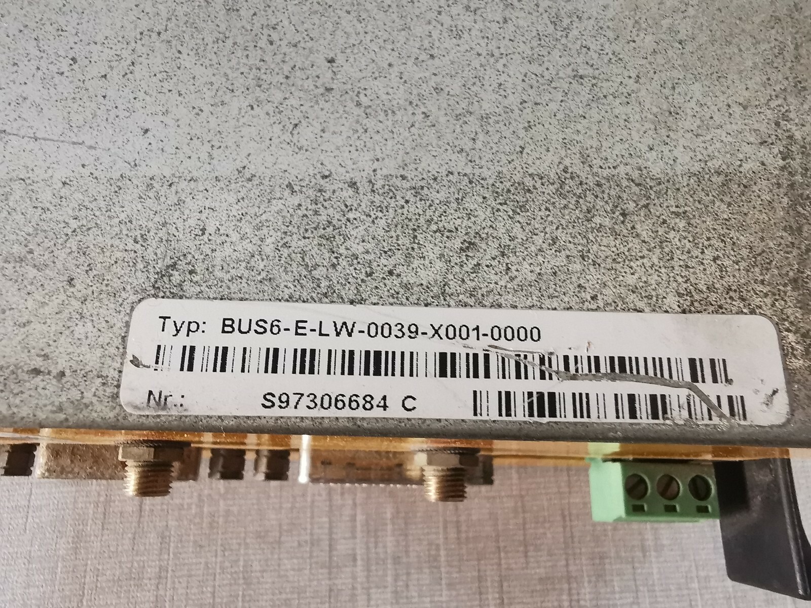 BAUMULLER LW-0039-X001-0000 BAUMULLER BUS 6E BUS6-E-LW-0039-X001-0000 SERVO DRIVE CONTROLLER 6