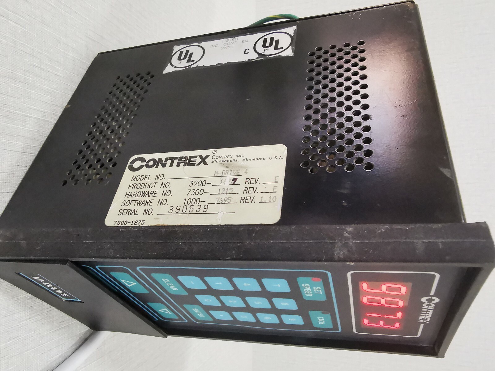 CONTREX M-DRIVE-4 CONTREX M-DRIVE 4 3200-1677 REV E INTEGRATED CONTROLLER 4