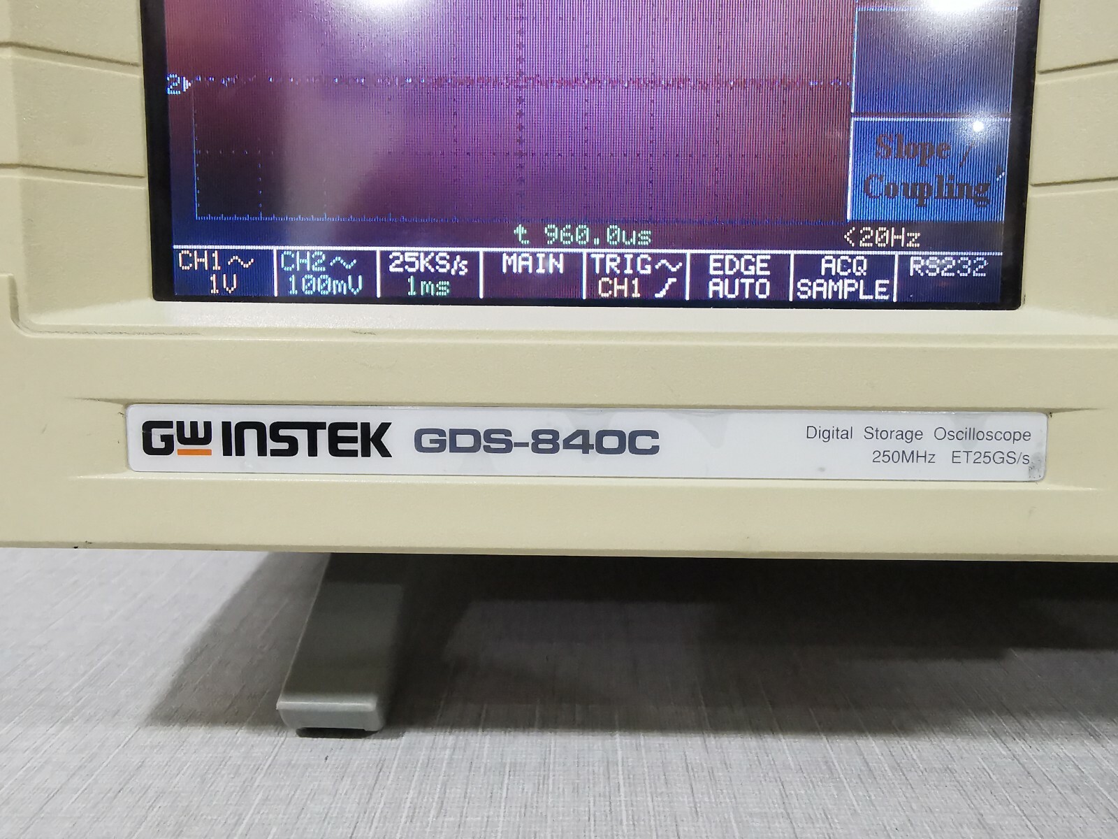 GWINSTEK GDS-84OC GWINSTEK GDS-84OC DIGITAL STORAGE OSCILLOSCOPE 4