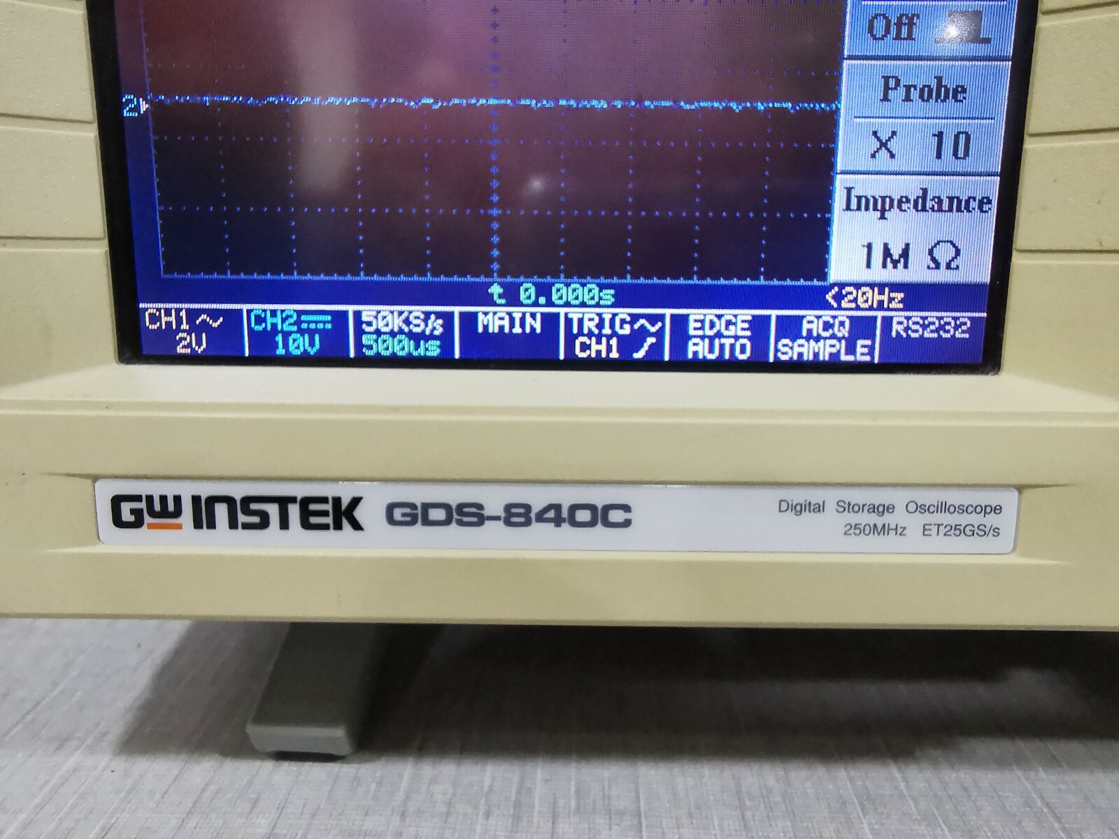 GWINSTEK GDS-84OC GWINSTEK GDS-84OC DIGITAL STORAGE OSCILLOSCOPE 3