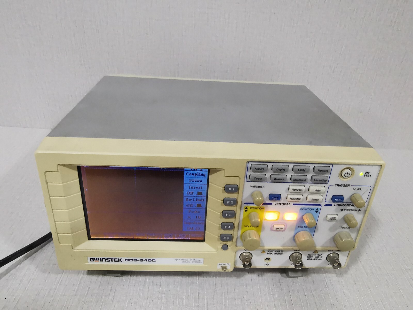 GWINSTEK GDS-84OC GWINSTEK GDS-84OC DIGITAL STORAGE OSCILLOSCOPE 5
