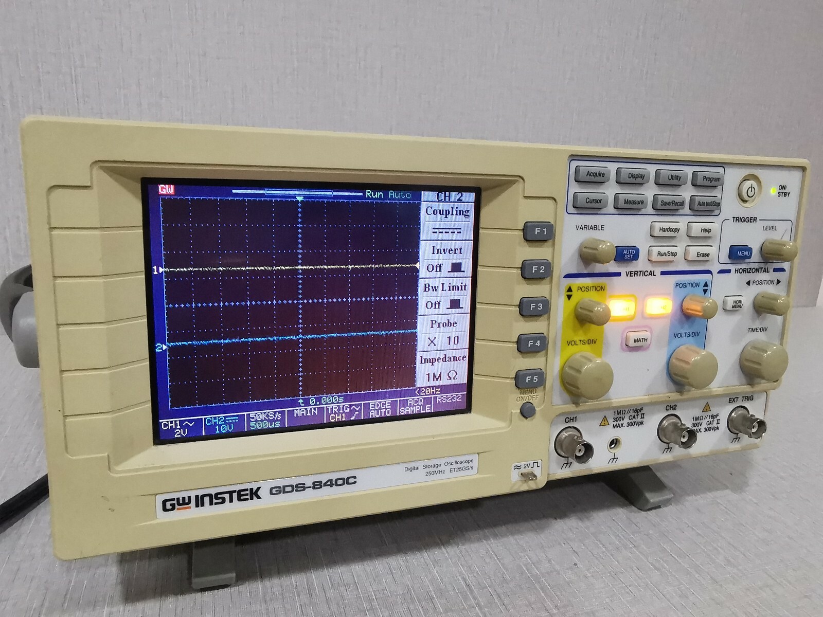 GWINSTEK GDS-84OC GWINSTEK GDS-84OC DIGITAL STORAGE OSCILLOSCOPE 6