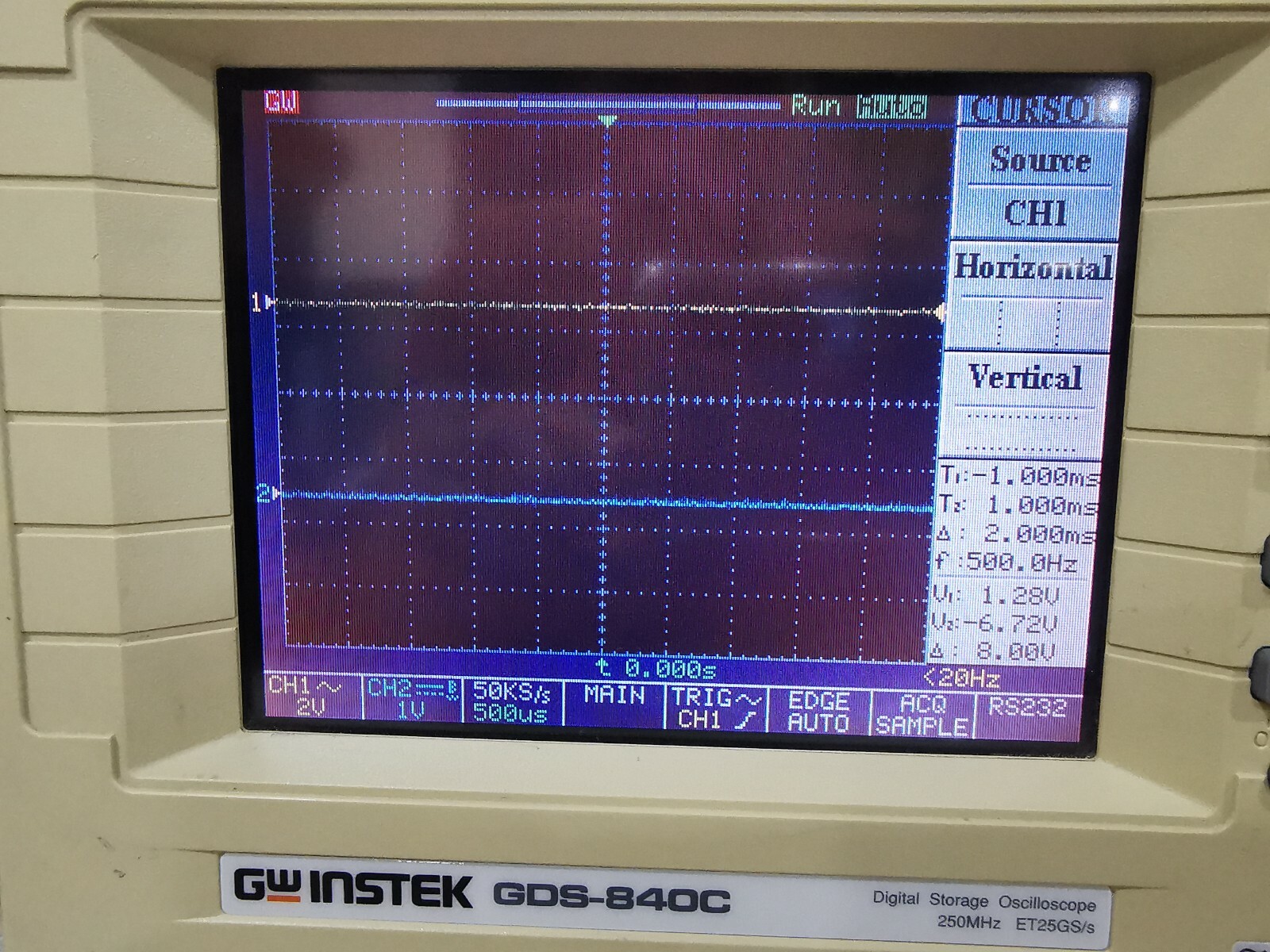 GWINSTEK GDS-84OC GWINSTEK GDS-84OC DIGITAL STORAGE OSCILLOSCOPE 7