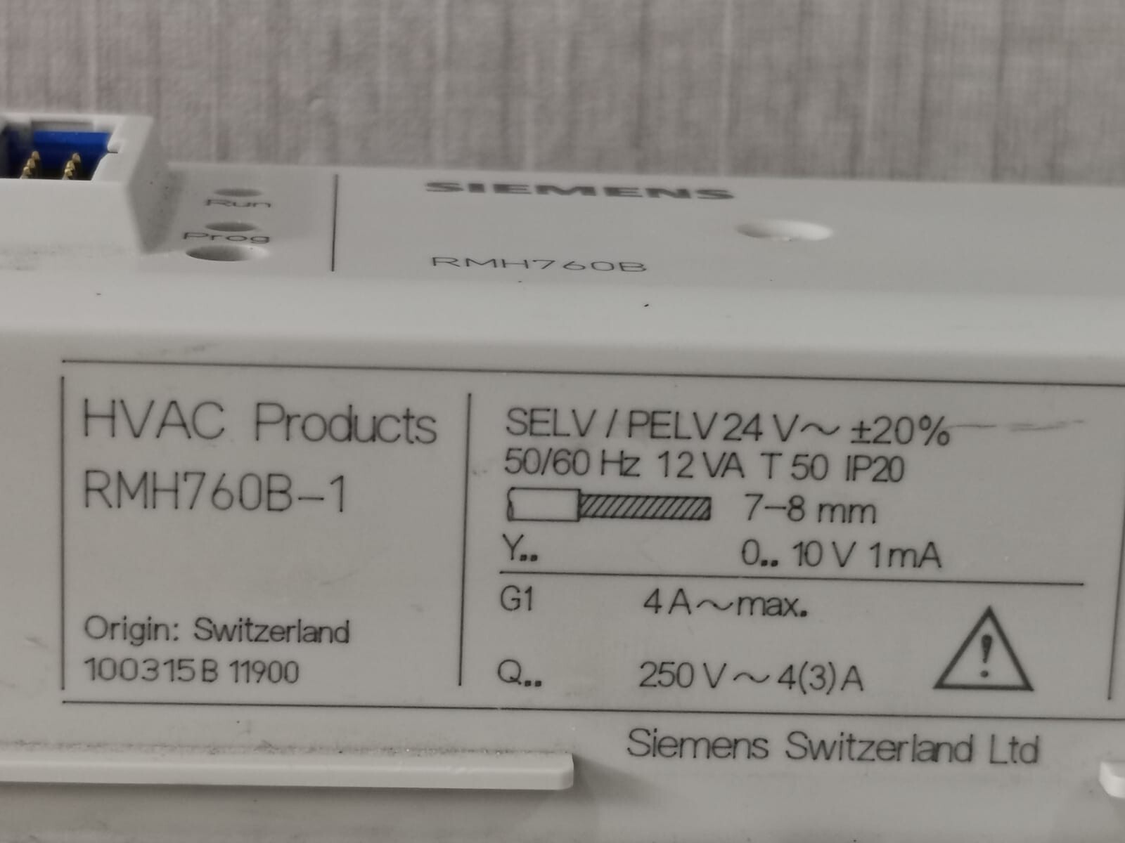 Siemens RMH760B-1 Siemens RMH760B-1 Heating Controller 4